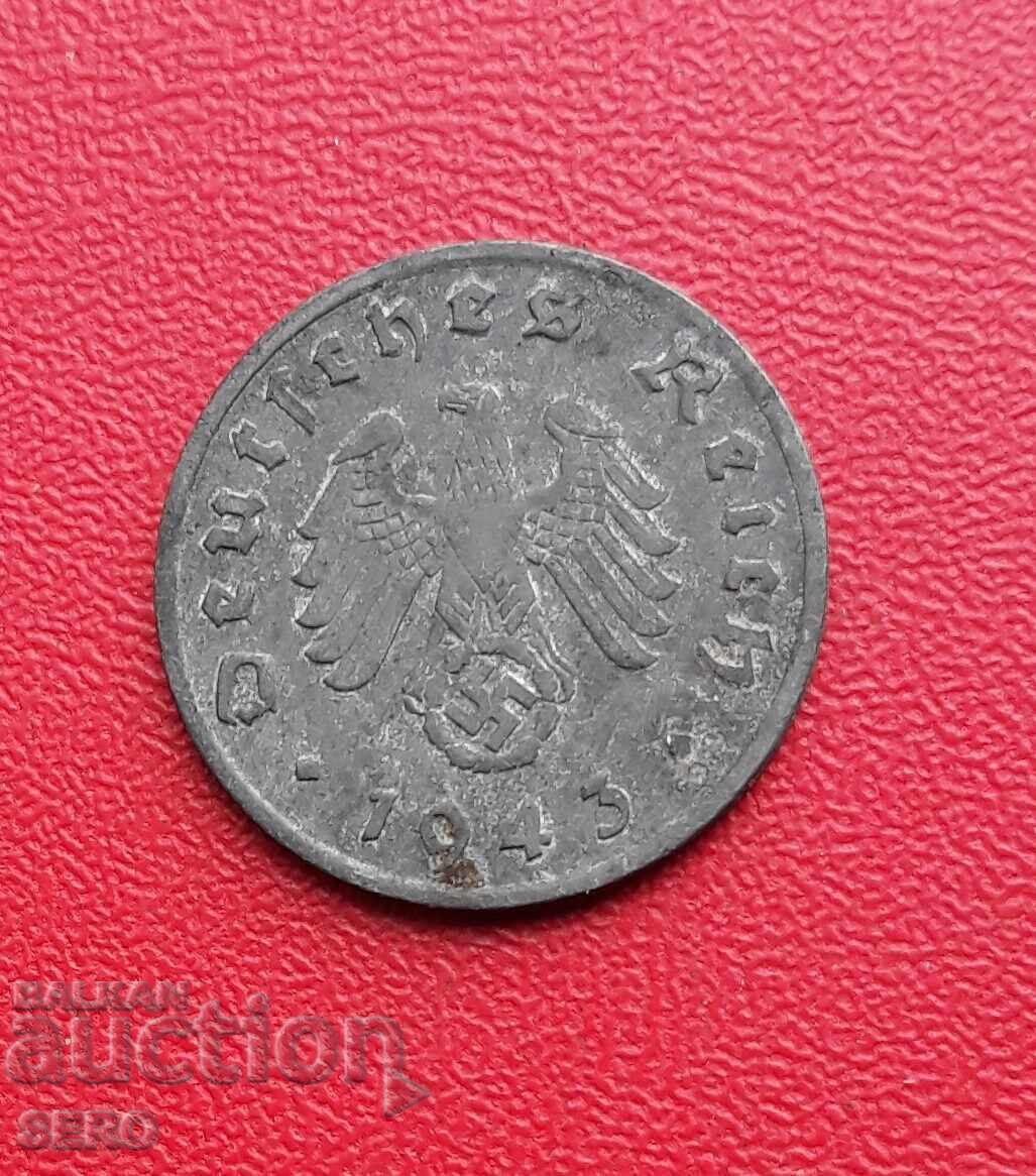 Germania-Al III-lea Reich-1 pfennig 1943 A-Berlin