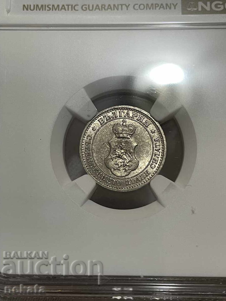 Auction  5 stotinki 1906 AU58 NGC