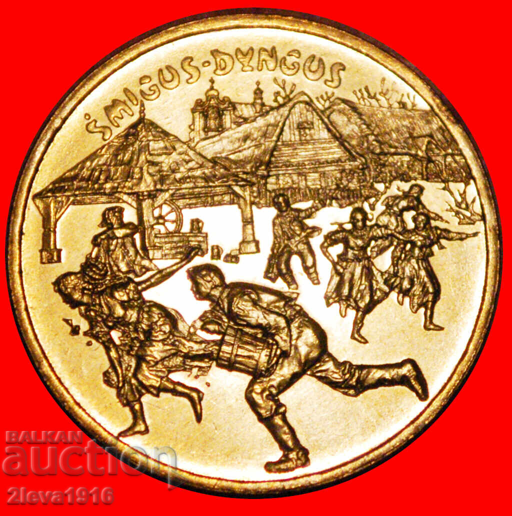 Ⰺ ПУБЛИЧНО НАКАЗАНИЕ: ПОЛША ★ 2 ЗЛОТИ 2003 NORDIC GOLD UNC