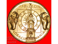 СЛЪНЦЕ И КОЗИ: ПОЛША ★ 2 ЗЛОТИ 1253 2003 НОРДИК ГОЛД UNC