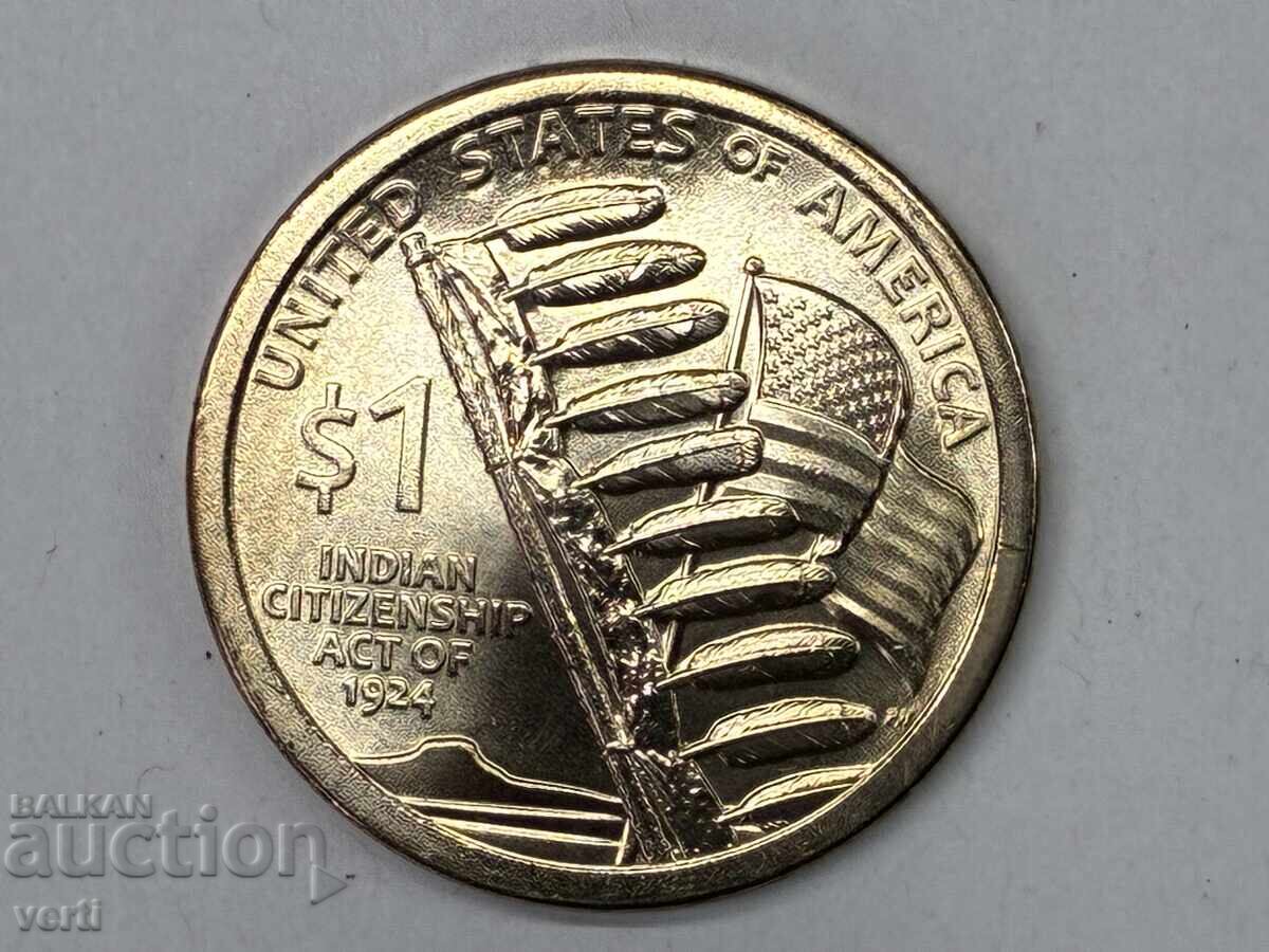 SUA 1 dolar 2024 P - The Indian Citizenship Act of 1924