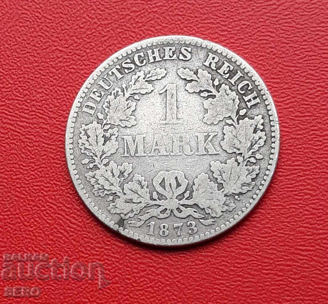 Германия-1 марка 1873 F-Щутгарт-изкл.рядка Германия-1 марка 1873 F-Щутгарт-изкл.рядка