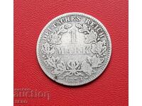 Германия-1 марка 1873 F-Щутгарт-изкл.рядка