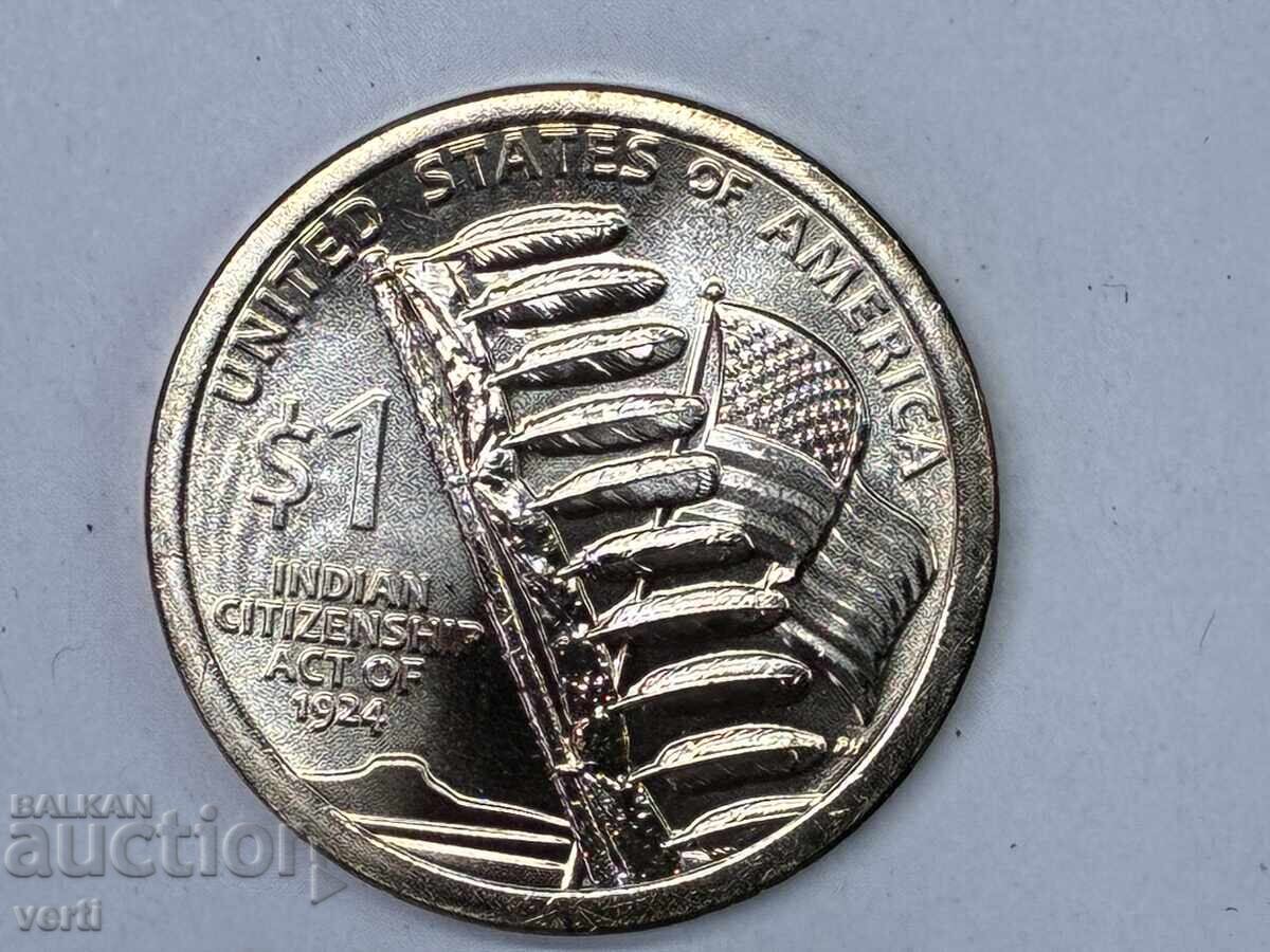 SUA 1 dolar 2024 D - The Indian Citizenship Act of 1924