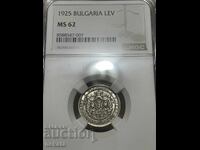 1 leu 1925 MS62 NGC