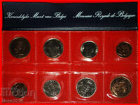 Ⰺ BAUDOUIN I (1951-1993): BELGIA★SET FDC MINT 1980 8 MONEDE!