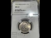 1 Lev 1910 MS61 NGC