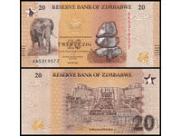 ❤️ ⭐ Zimbabwe 2026 20 zig UNC nouă ⭐ ❤️