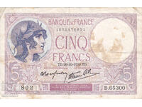 dioman - FRANȚA - 5 FRANCI - 1939