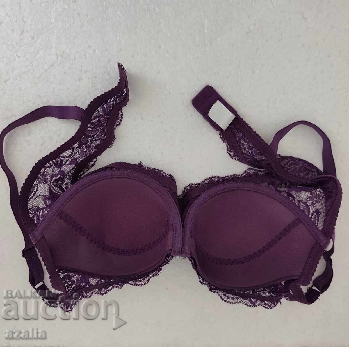 Delivery of New purple bra size L