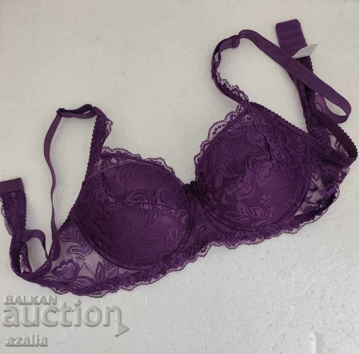 New purple bra size L