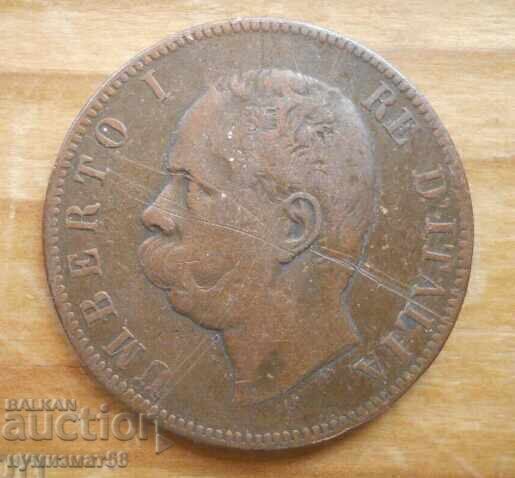 10 Centesimi 1893 - Italia cu preț € 4.20 | 8.21 BGN