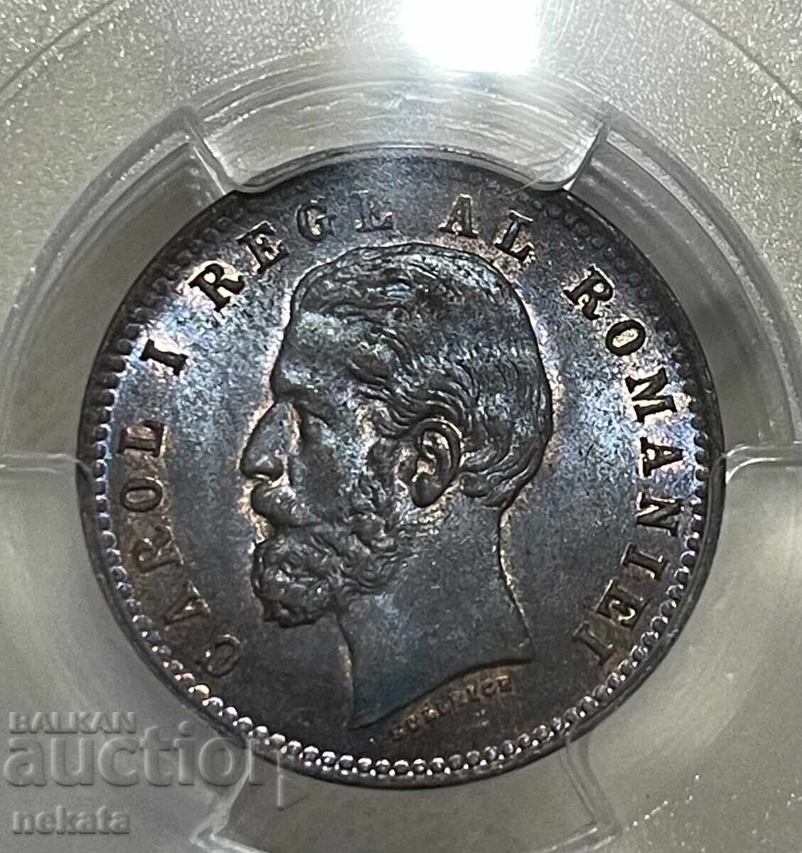 Romania 2 Bani 1900 MS64BN PCGS with price € 80.00 | 156.47 BGN