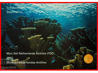 Ⰺ SET FDC: ANTILELE OLANDEZE ★ 1992! UNC LUCIU DE MONETĂRIE!