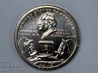 SUA 1 dolar 2024 D - Maine. Defibrilator de curent continuu