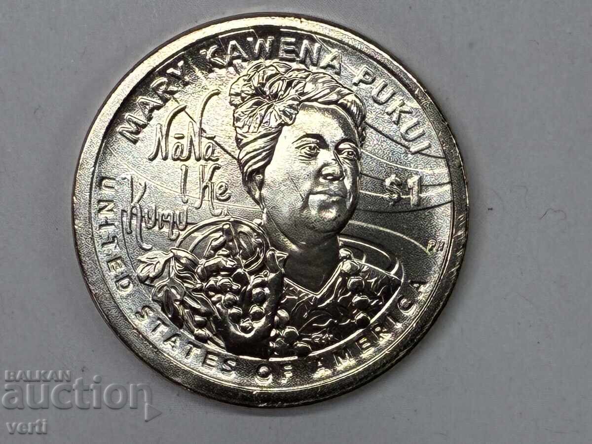 ΗΠΑ 1 δολάριο 2025 P - Mary Kawena Pukui