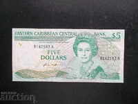 Източни кариби 5 $ , 1985