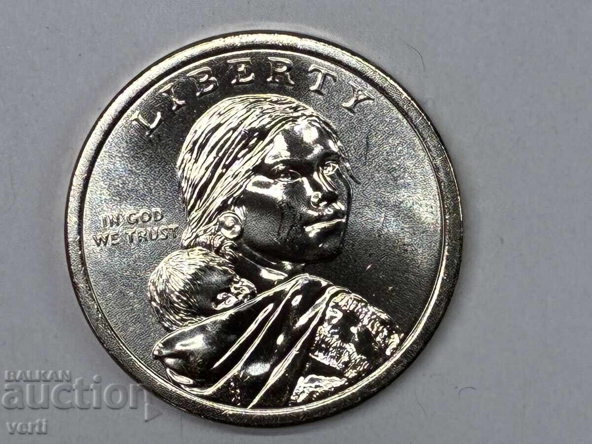 SUA 1 dolar 2025 D - Mary Kawena Pukui cu preț € 5.00 | 9.78 BGN