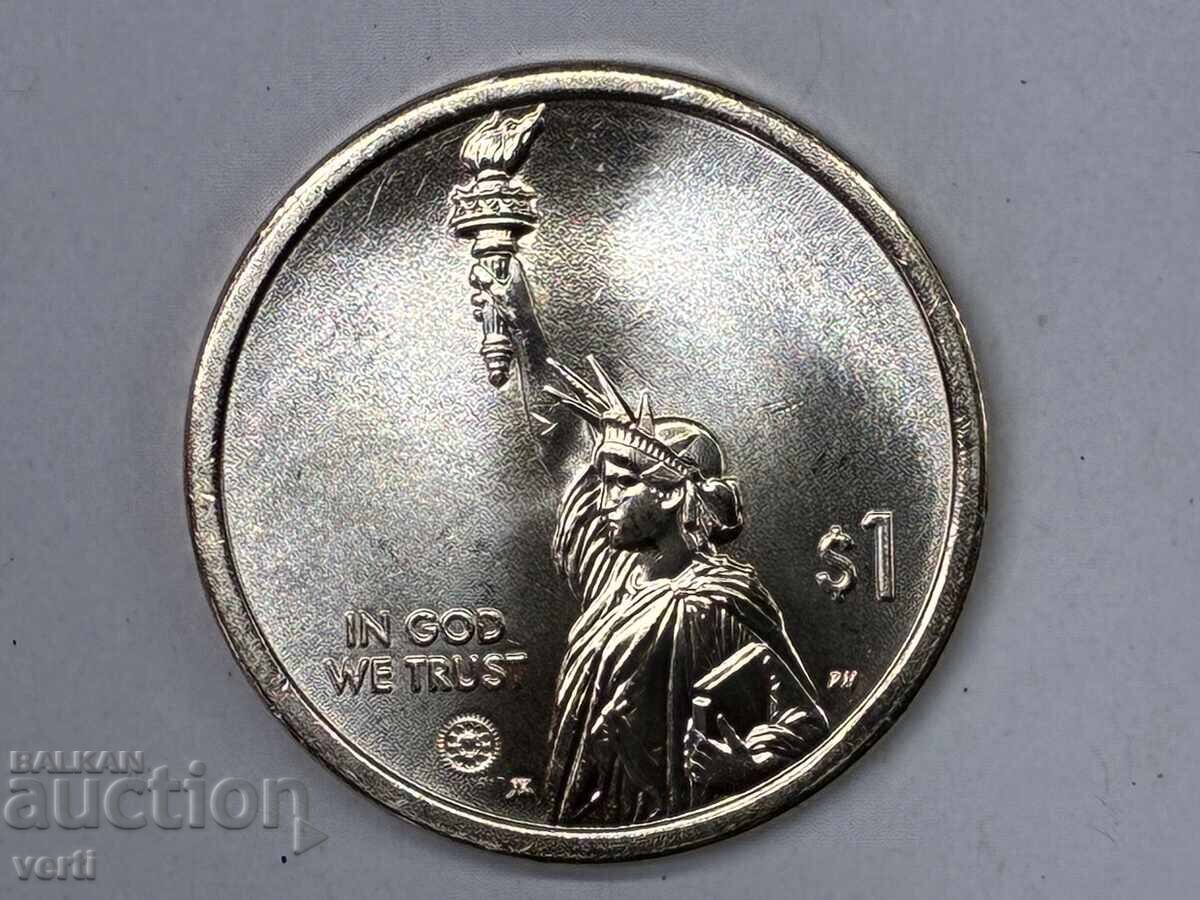 USA 1 Dollar 2025 P - Michigan. Auto Assembly Line with price € 5.00 | 9.78 BGN