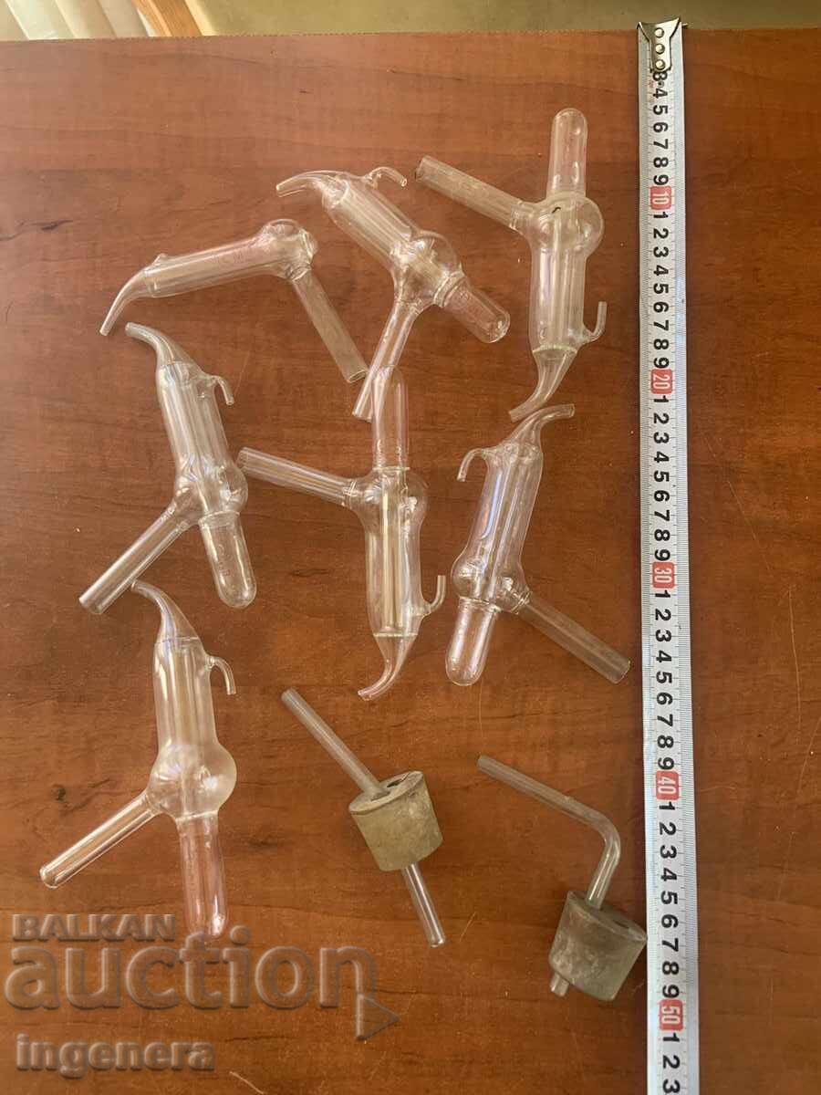 LABORATORY GLASSWARE-9 PIECES