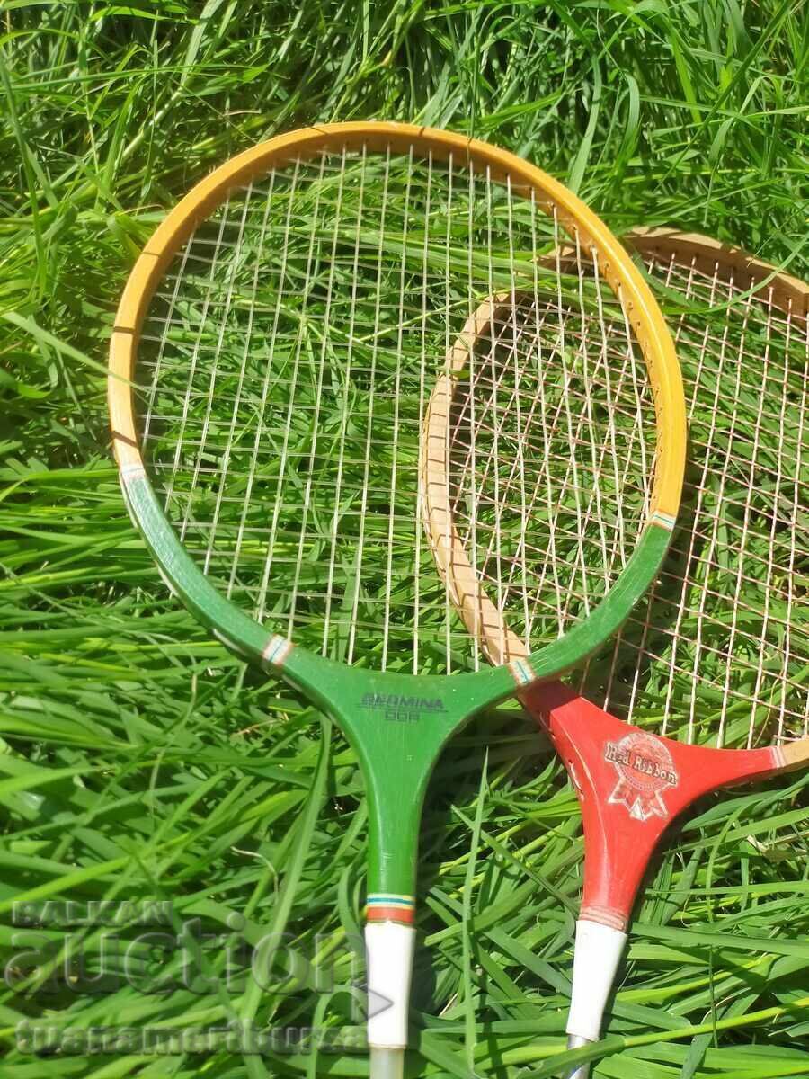 Auction  wooden rackets