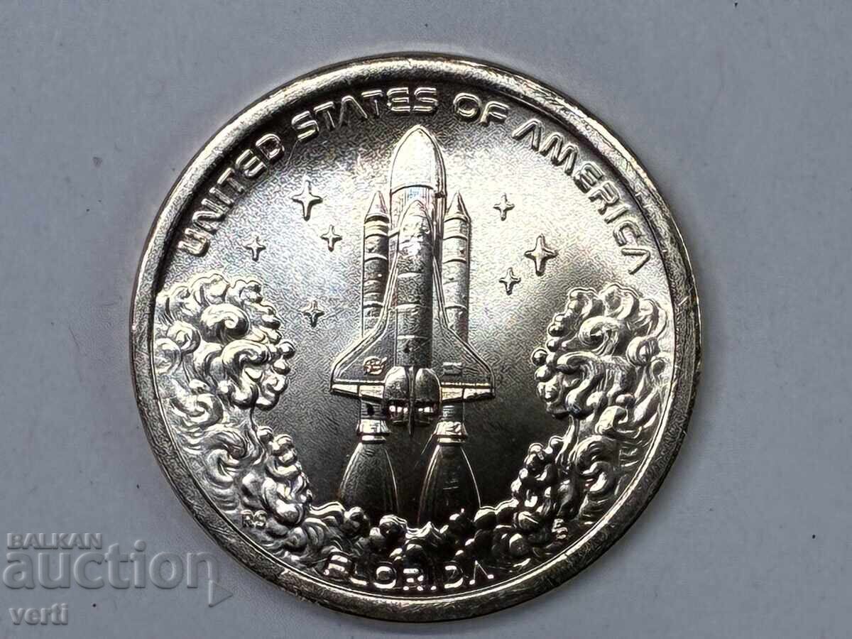 SUA 1 dolar 2025 P - Florida. Cape Canaveral