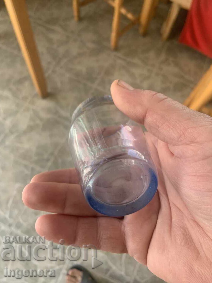 PAHAR PENTRU RAKI VECHI STICLĂ ORNAMENTE COLORAT-100ML - 6