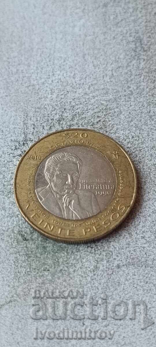 Mexico 20 pesos 2010