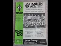 Program fotbal - Borussia - Steaua Roșie - Finala UEFA