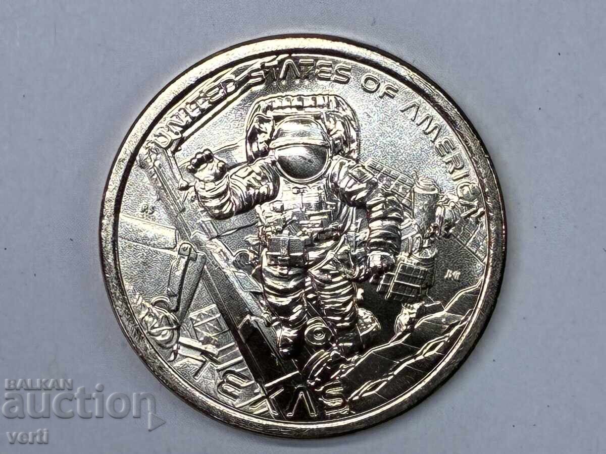 SUA 1 dolar 2025 D - Texas. Centrul Spațial Johnson, Houston