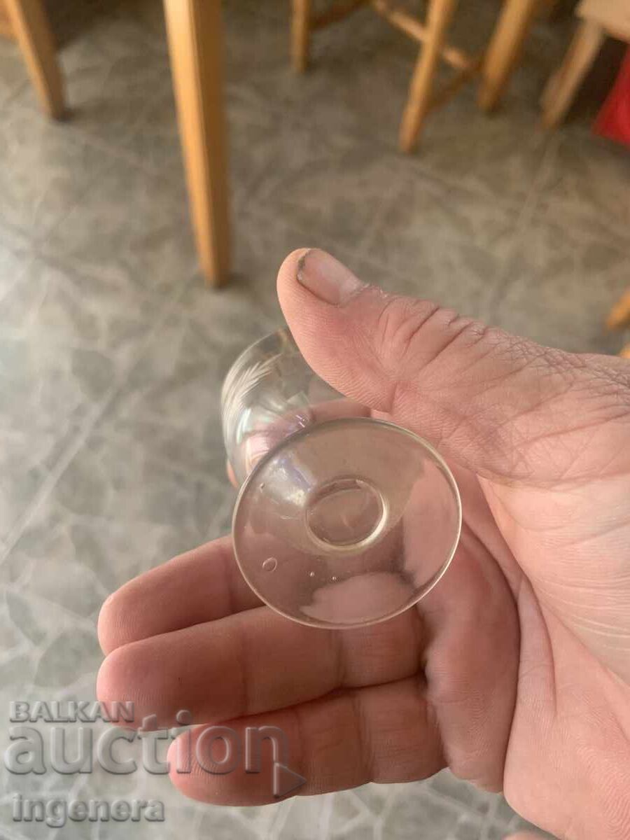 Παράδοση ΠΟΤΗΡΙ ΓΙΑ ΡΑΚΗ ΠΑΛΑΙΟ ΠΑΛΙΟ ΣΤΥΛ ΓΥΑΛΙΝΟ ΜΕ ΔΙΑΚΟΣΜΗΤΙΚΑ ΧΡΩΜΑΤΙΣΤΟ-30 ML