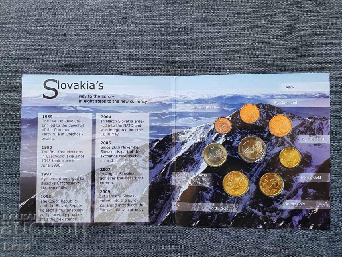 Set monede euro Slovacia 2009