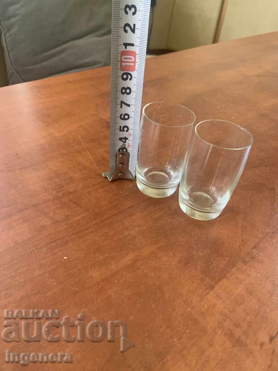 PAHAR PENTRU RAKI VECHI DIN STICLĂ SUBȚIRE - 50 ML - 2 BUC cu preț € 2.90 | 5.67 BGN