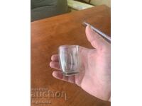 PAHAR PENTRU RAKI VECHI DIN STICLĂ CU RELIEF 50 ML. MARCAT
