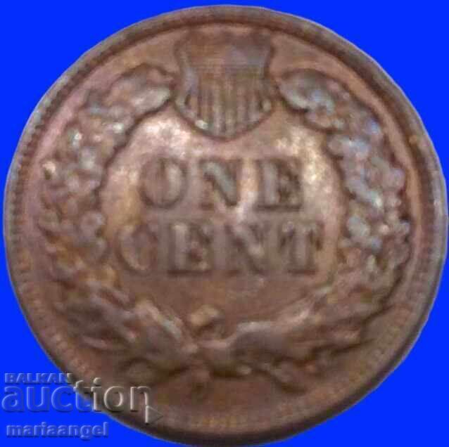 САЩ 1 цент 1903 Индианец - 6