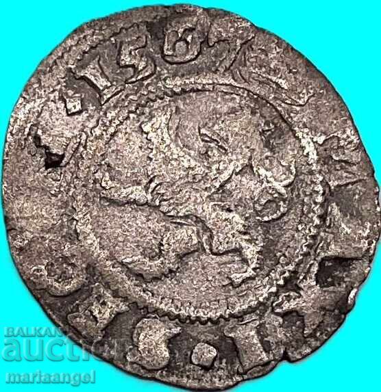 1 грош 1567 Австрия сребро Лъв 1 страна сребро - 7