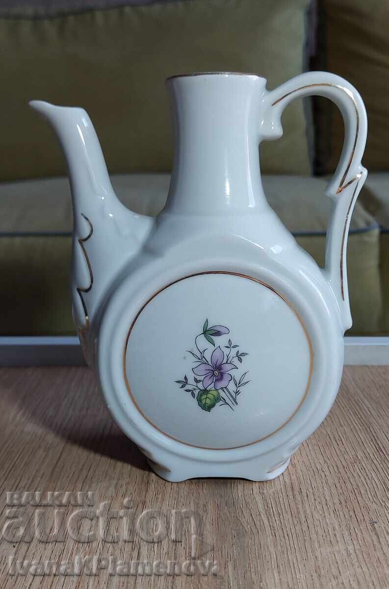 Porcelain Bulgaria retro pitcher for collectors