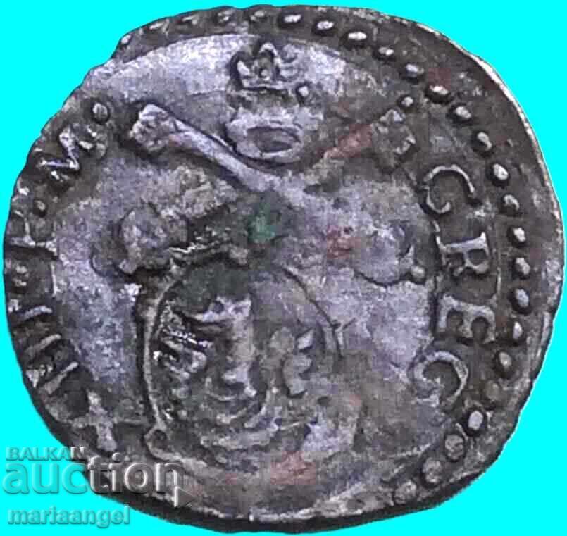 кватрино Ватикан 1572-85 Грегори XIII Св.Петър/Драгун Фано