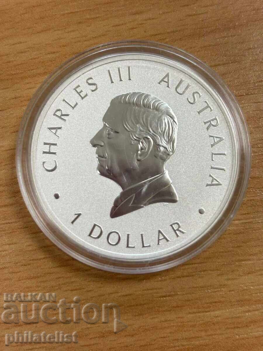 Австралия 2025 - 1 долар – Коала , 1 OZ – Сребърна монета - 5