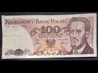 Poland 100 Zlotych 1986 Pick 143 Ref 1599