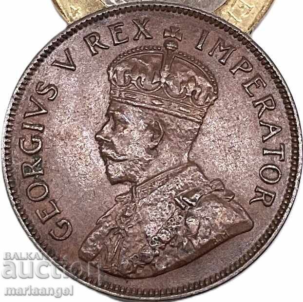 1 Penny 1934 South Africa George V 1910-1936 9.39g - 5 1 Penny 1934 South Africa George V 1910-1936 9.39g - 5