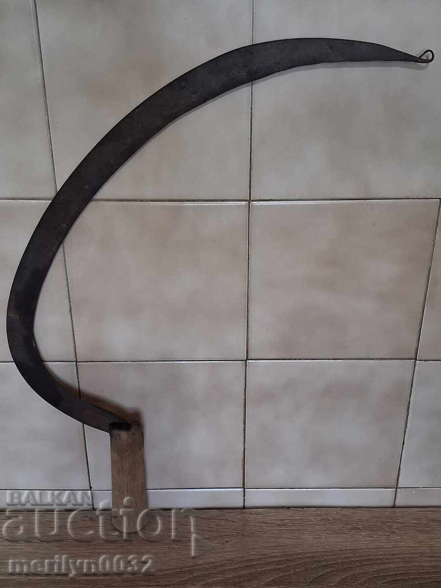 Δημοπρασία Παλιό δρεπάνι, δρεπάνι, λεπίδα, σφυρήλατο σίδερο