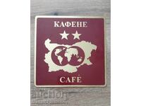 Placă din bronz retro pentru cunoscători