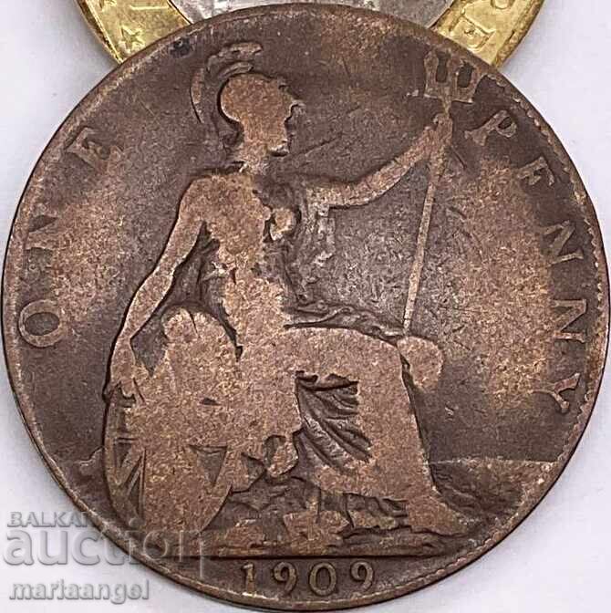 Μεγάλη Βρετανία 1 πένα 1909 με τιμή € 7.60 | 14.86 BGN