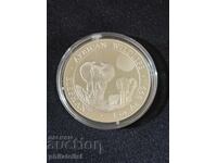 Сомалия 2014 - 100 Шилинга - Слон 1 OZ - Сребърна монета №2