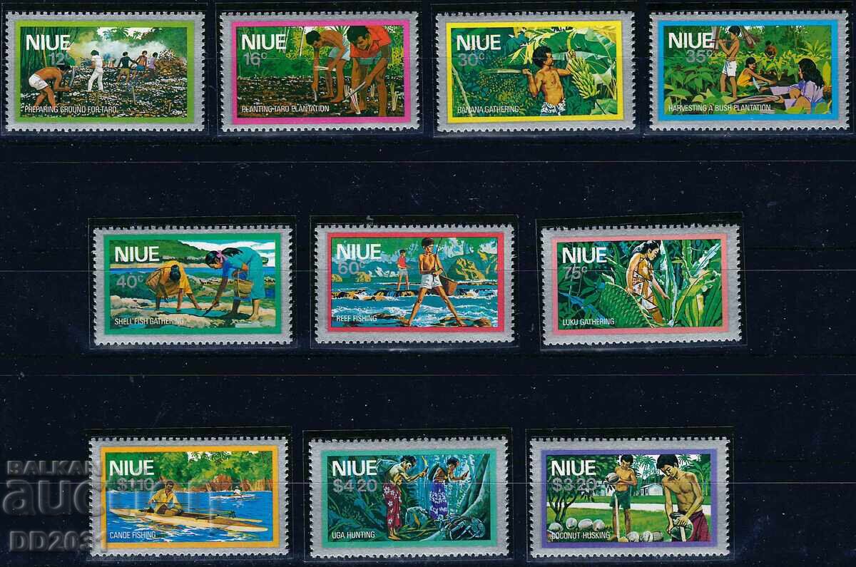 Niue 1978 - όψεις χειροτεχνίας MNH Niue 1978 - όψεις χειροτεχνίας MNH