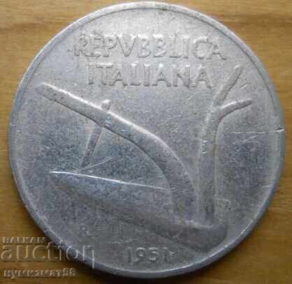 10 Lire 1951 - Italia cu preț € 0.60 | 1.17 BGN 10 Lire 1951 - Italia cu preț € 0.60 | 1.17 BGN