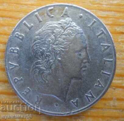 50 Lire 1955 - Italia cu preț € 0.60 | 1.17 BGN