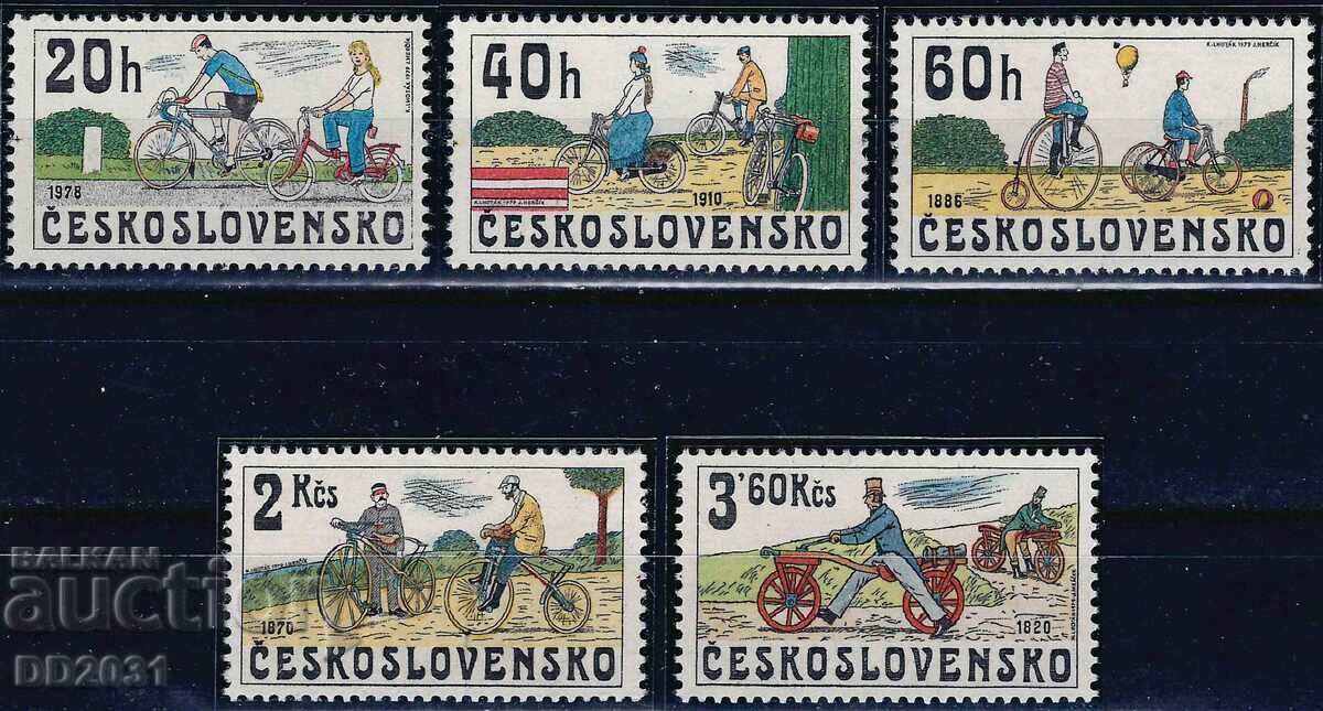 Czechoslovakia 1979 - bicycles MNH