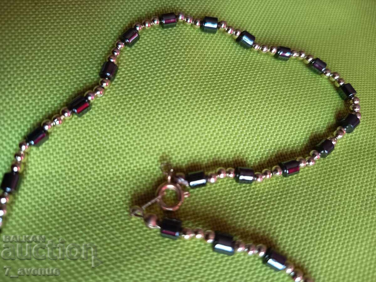 NECKLACE, beautiful, with hematite with price € 23.00 | 44.98 BGN